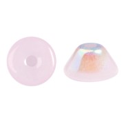 Perles en verre Konos® par Puca® 4x2 mm - Frost Sweet Pink AB x10g|raw }}