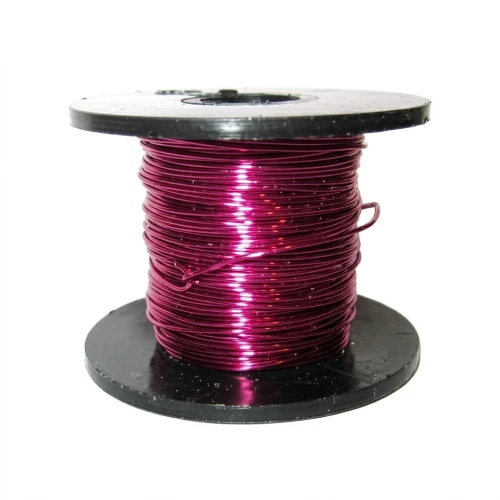 Fil de cuivre 0.50 mm Fuchsia x 25 m