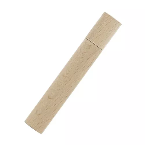 Support en bois brut à décorer par Puca® 75x12 mm - Etui à aiguilles x1