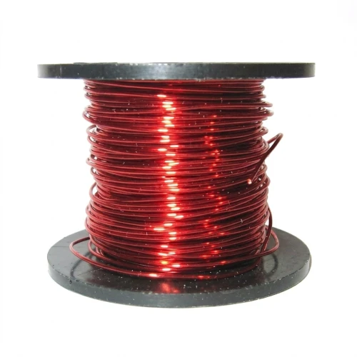 Fil de cuivre 0.50 mm Rouge x 25 m