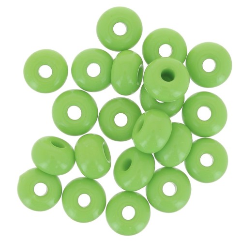 Perles rocailles Preciosa 2/0 - 6 mm - Opaque Vert clair x20g