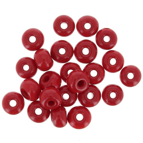 Perles rocailles Preciosa  2/0 6 mm - Opaque Rouge x20g