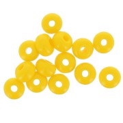 Perles rocailles Preciosa  2/0 - 6 mm - Opaque Jaune foncé x20g
