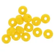 Perles rocailles Preciosa  2/0 - 6 mm - Opaque Jaune foncé x20g