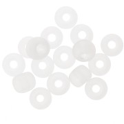 Perles rocailles Preciosa 2/0 - 6 mm - Opaque Crystal AB Mat x20g