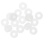 Perles rocailles Preciosa 2/0 - 6 mm - Opaque Crystal AB Mat x20g