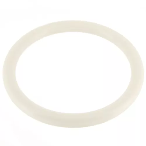 Bracelet jonc en résine opaque 67 mm - Ecru x1
