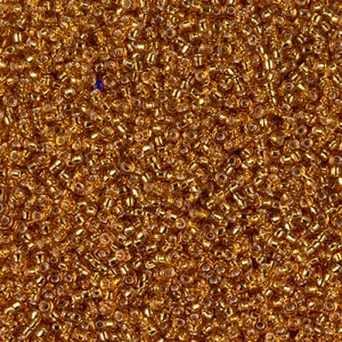 Rocaille Miyuki 15/0 2422 - Silverlined Topaz x8g