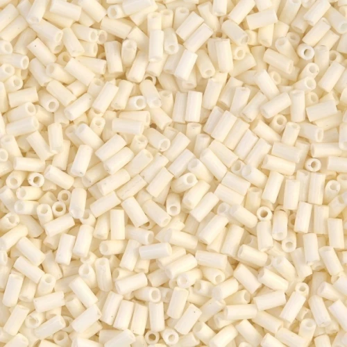 Bugles Miyuki 3 mm BGL1-2021 - Opaque Cream Mat x10g