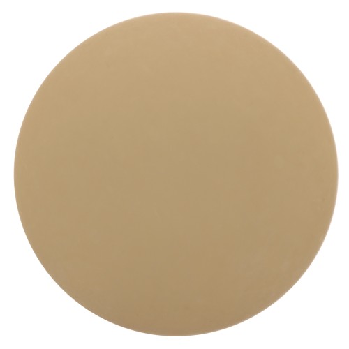 Cabochon rond en résine opaque effet mat 12 mm - Sable x1