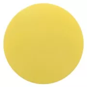 Cabochon rond en résine opaque effet mat 12 mm - Jaune soleil x1