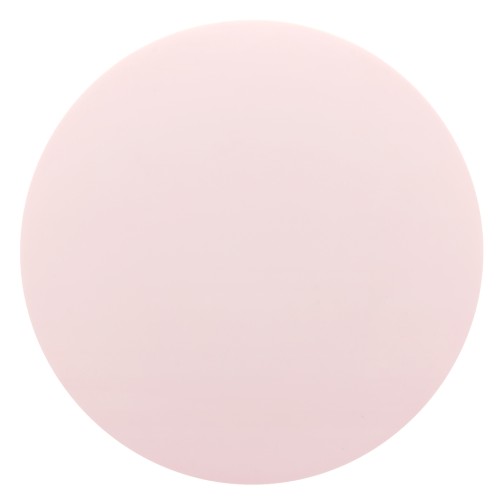 Cabochon rond en résine opaque effet mat 12 mm - Rose pastel x1