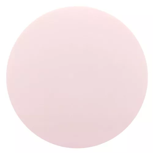Cabochon rond en résine opaque effet mat 12 mm - Rose pastel x1