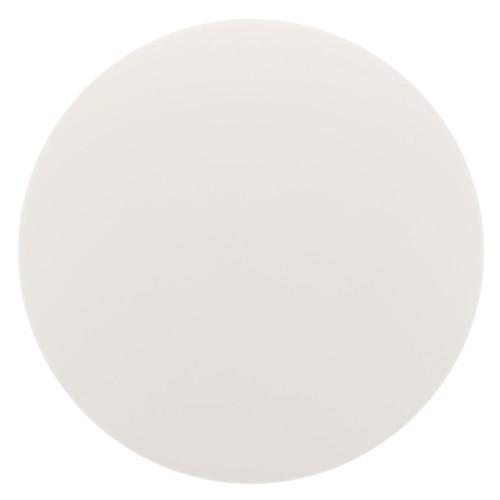 Cabochon rond en résine opaque effet mat 12 mm - Ivoire x1