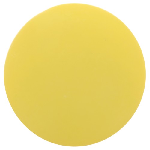 Cabochon rond en résine opaque effet mat 14 mm - Jaune soleil x1