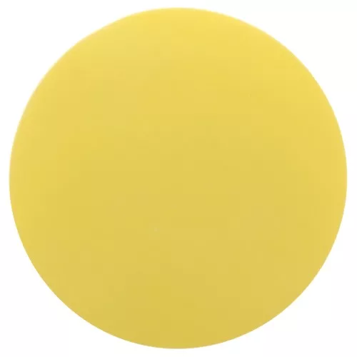 Cabochon rond en résine opaque effet mat 14 mm - Jaune soleil x1
