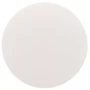 Cabochon rond en résine opaque effet mat 14 mm - Ivoire x1