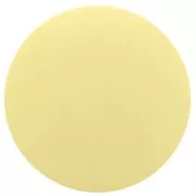 Cabochon rond en résine opaque effet mat 14 mm - Jaune pastel x1