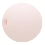 Perle en résine opaque effet mat 10 mm - Rose Pastel x1