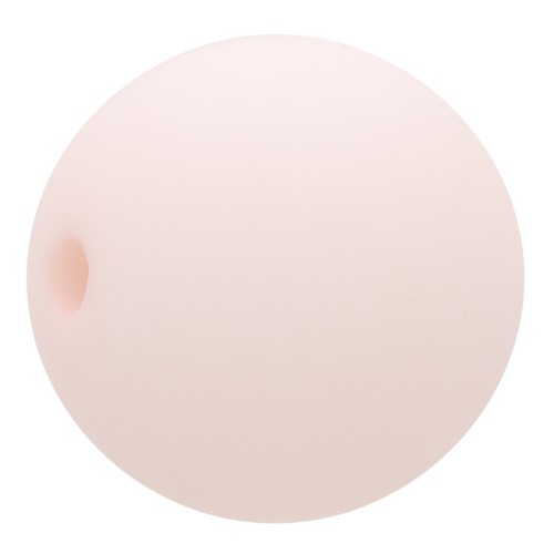 Perle en résine opaque effet mat 10 mm - Rose Pastel x1