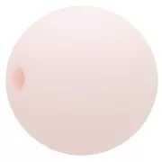 Perle en résine opaque effet mat 12 mm - Rose pastel x1