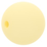 Perle en résine opaque effet mat 12 mm - Jaune pastel x1|raw }}