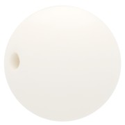 Perle en résine opaque effet mat 14 mm - Ivoire x1|raw }}