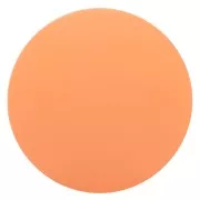 Cabochon rond en résine opaque effet mat 12 mm - Corail x1