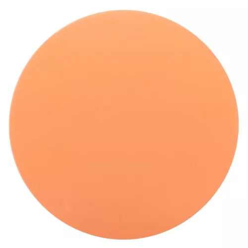 Cabochon rond en résine opaque effet mat 12 mm - Corail x1
