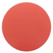 Cabochon rond en résine opaque effet mat 12 mm - Rouge corail x1