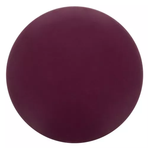 Cabochon rond en résine opaque effet mat 12 mm - Aubergine x1