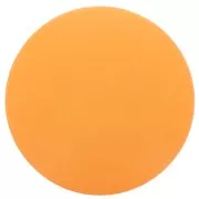 Cabochon rond en résine opaque effet mat 14 mm - Orange clair x1