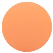 Cabochon rond en résine opaque effet mat 14 mm - Corail x1|raw }}