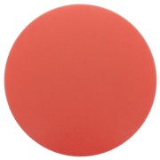 Cabochon rond en résine opaque effet mat 14 mm - Rouge corail x1|raw }}