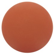Cabochon rond en résine opaque effet mat 14 mm - Terracotta x1|raw }}