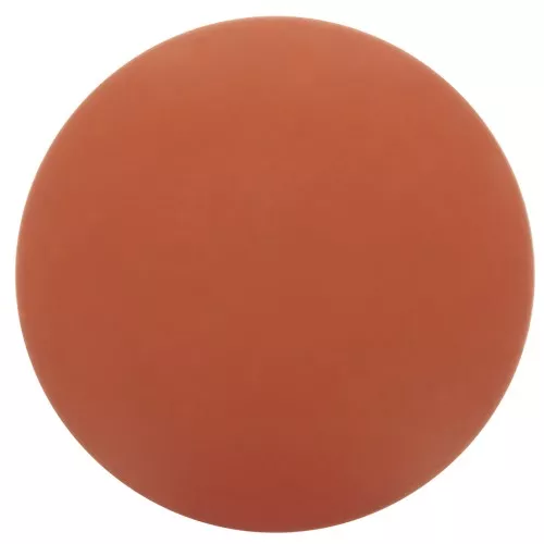 Cabochon rond en résine opaque effet mat 14 mm - Terracotta x1