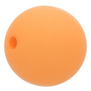 Perle en résine opaque effet mat 8 mm - Orange clair x1|raw }}
