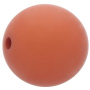 Perle en résine opaque effet mat 12 mm - Terracotta x1|raw }}