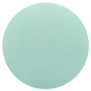 Cabochon rond en résine opaque effet mat 14 mm - Vert d'eau x1|raw }}