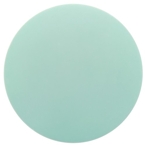 Cabochon rond en résine opaque effet mat 14 mm - Vert d'eau x1