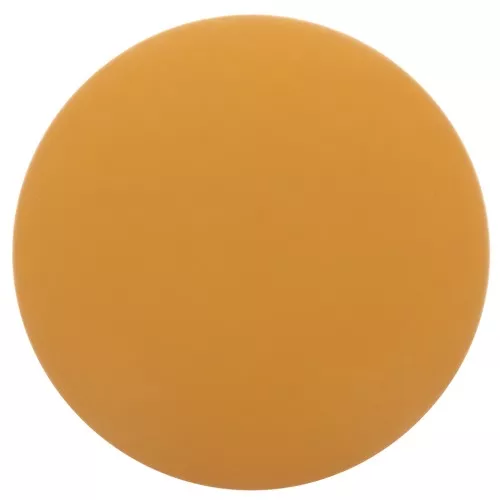 Cabochon rond en résine opaque effet mat 14 mm - Moutarde x1
