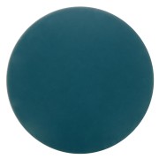 Cabochon rond en résine opaque effet mat 12 mm - Bleu canard x1|raw }}
