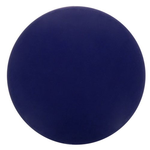 Cabochon rond en résine opaque effet mat 12 mm - Bleu marine x1