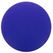Cabochon rond en résine opaque effet mat 14 mm - Bleu royal x1