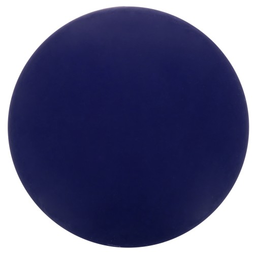 Cabochon rond en résine opaque effet mat 14 mm - Bleu marine x1