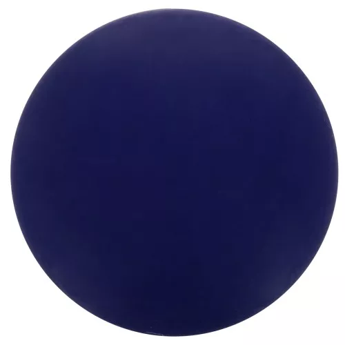 Cabochon rond en résine opaque effet mat 14 mm - Bleu marine x1