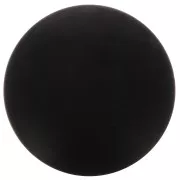 Cabochon rond en résine opaque effet mat 14 mm - Noir x1