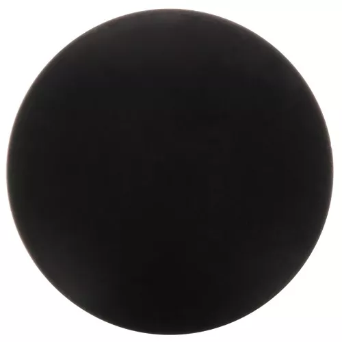 Cabochon rond en résine opaque effet mat 14 mm - Noir x1
