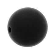 Perle en résine opaque effet mat 10 mm - Noir x1|raw }}
