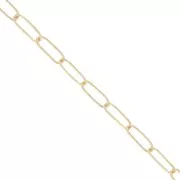 Chaîne maille Rectangle 2.9 mm - Gold filled (or laminé) x50cm